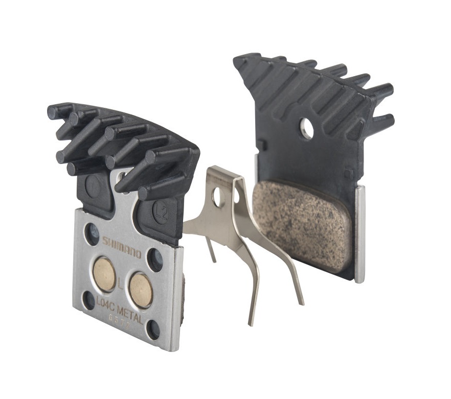 Shimano brzdové platničky L04C metalické s chladičom