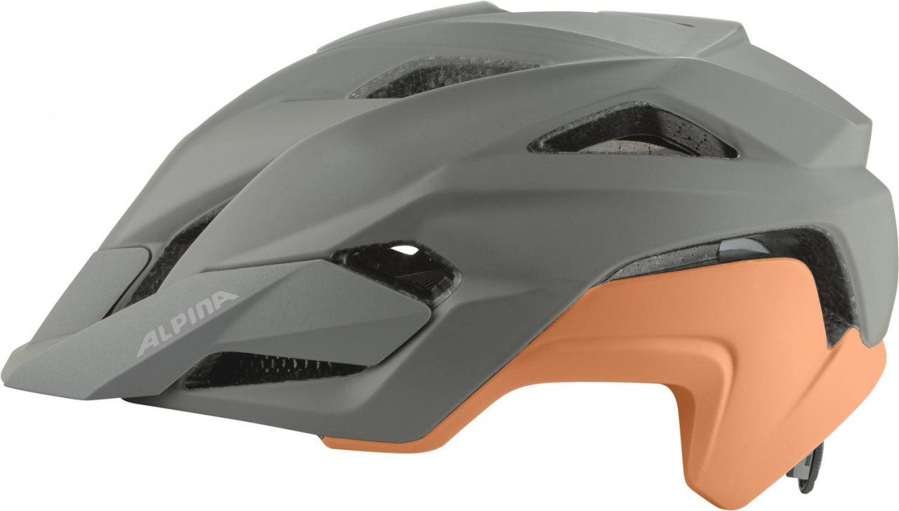 ALPINA  KAMLOOP, cyklistická prilba, moon grey-peach mat (M)