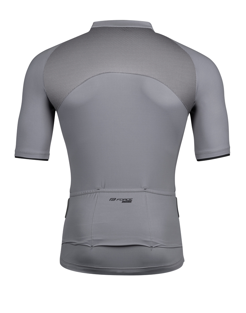 FORCE CHARM, pánsky cyklistický dres, šedý