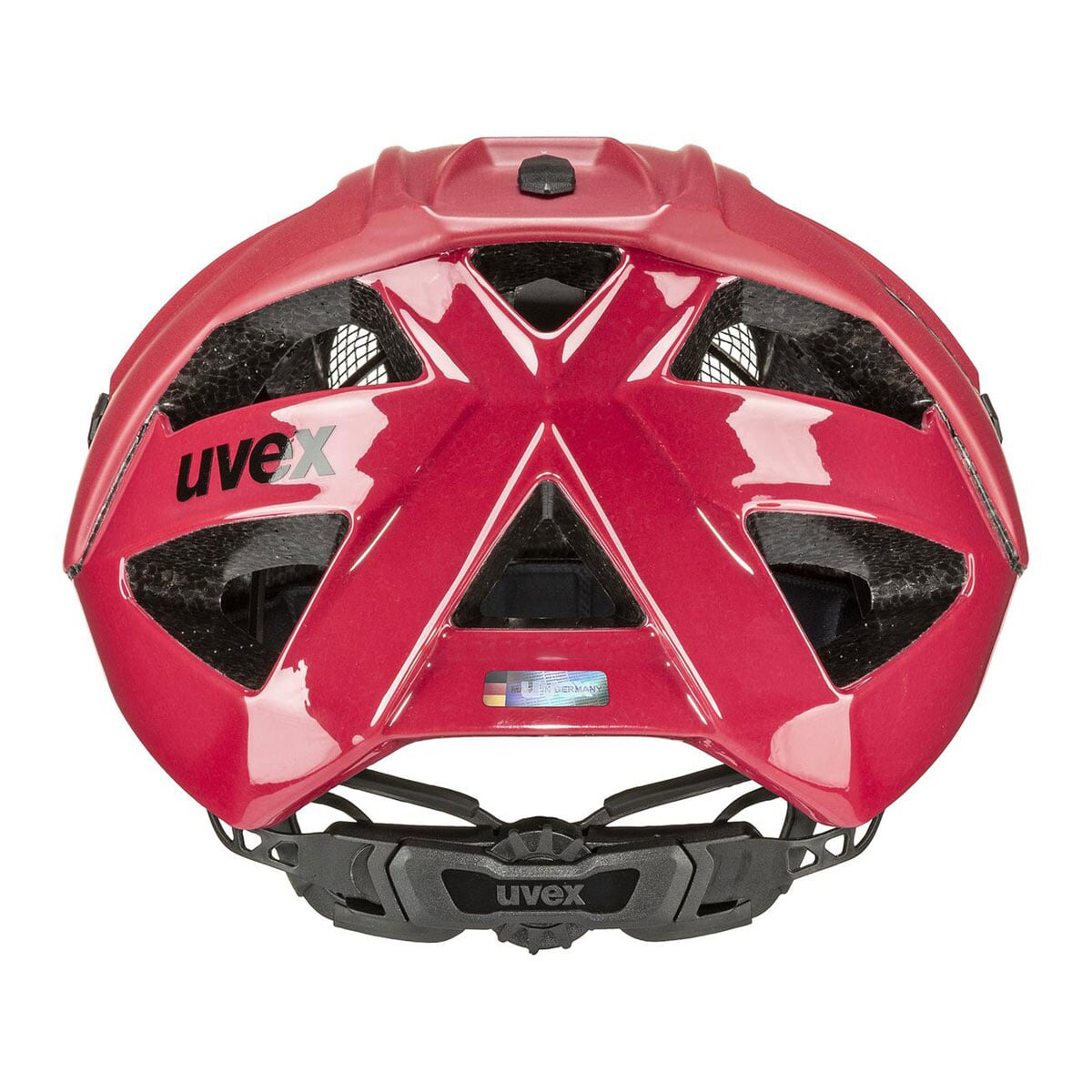 Uvex Quatro CC, cyklistická prilba, červeno-čierna mat (M)