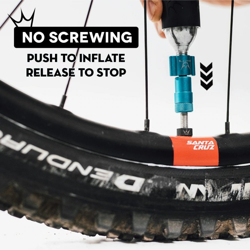 Pumpa Peatys Holeshot MTB CO2 set 25 g Slate