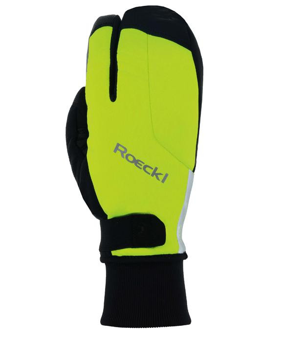 ROECKL Rukavice cyklistické zimné Villach 2 Trigger fluo žltá