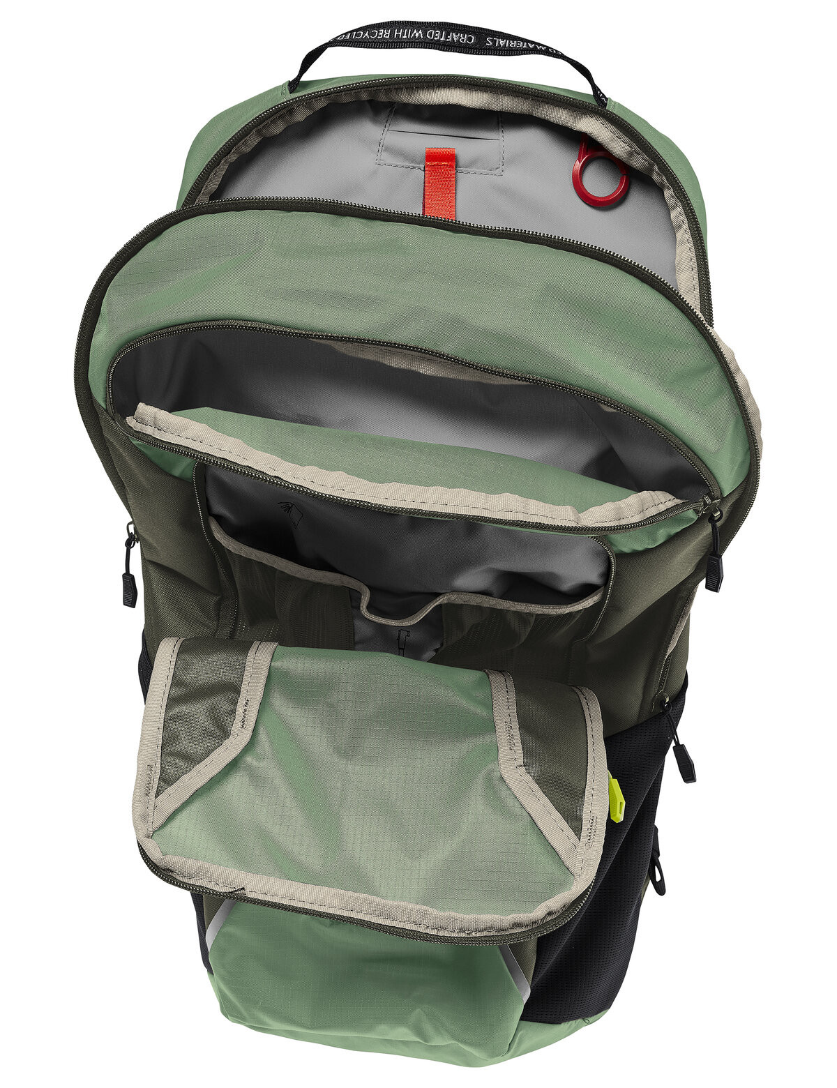 Vaude cyklistický batoh Ledro 12, unisex, willow green
