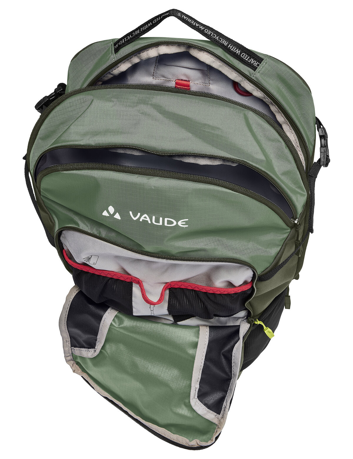 Vaude cyklistický batoh Ledro 18, unisex, willow green