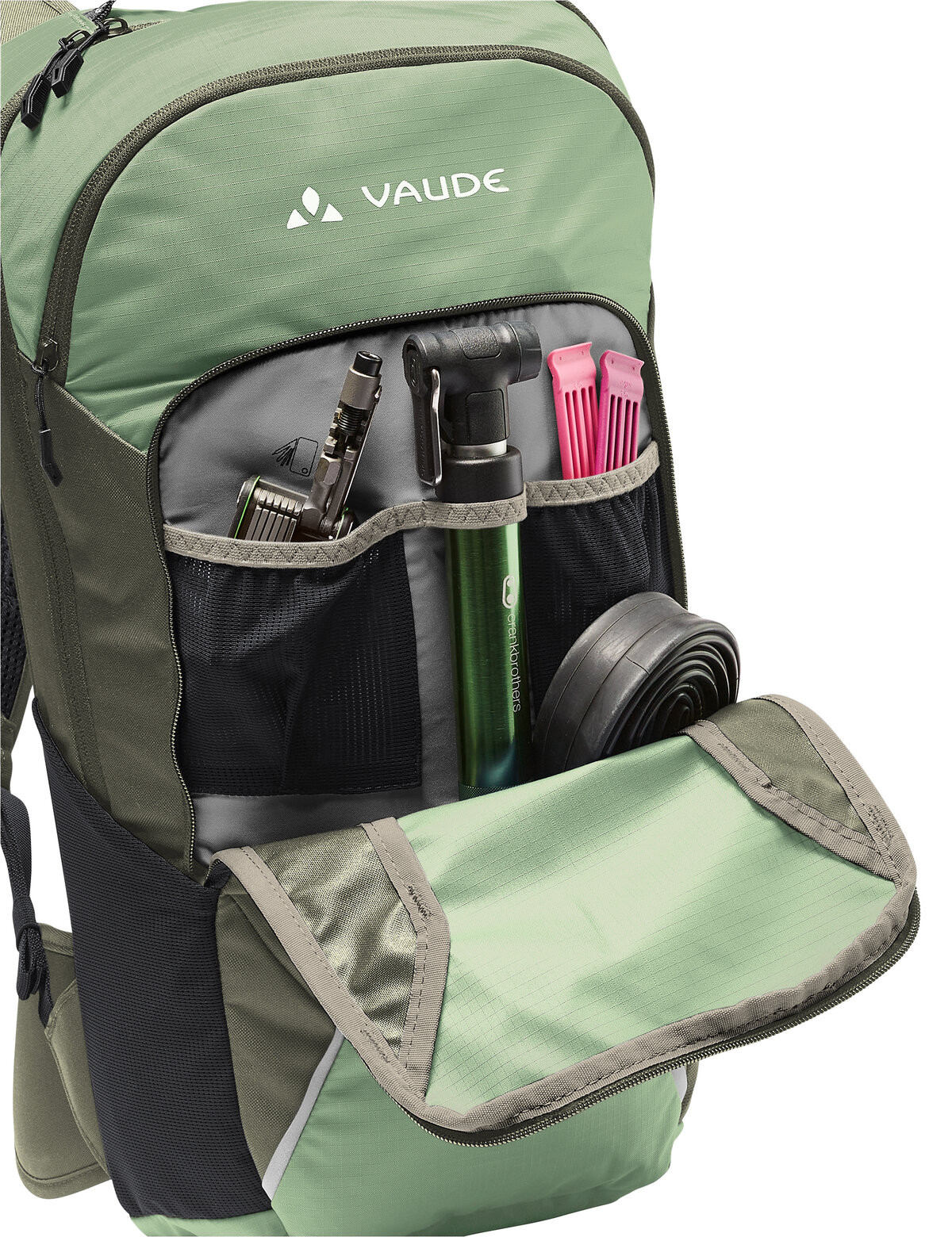 Vaude cyklistický batoh Ledro 12, unisex, willow green