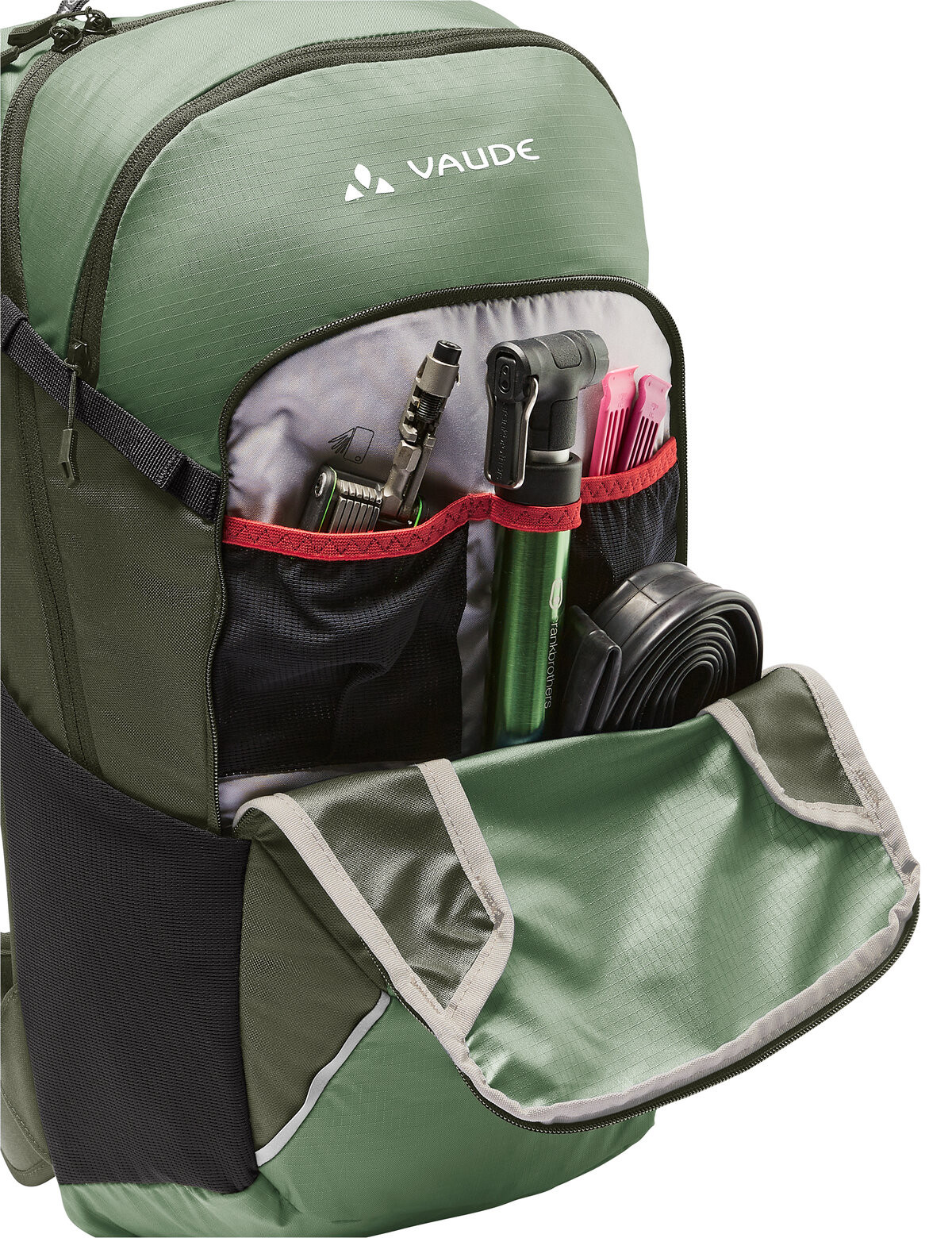 Vaude cyklistický batoh Ledro 18, unisex, willow green