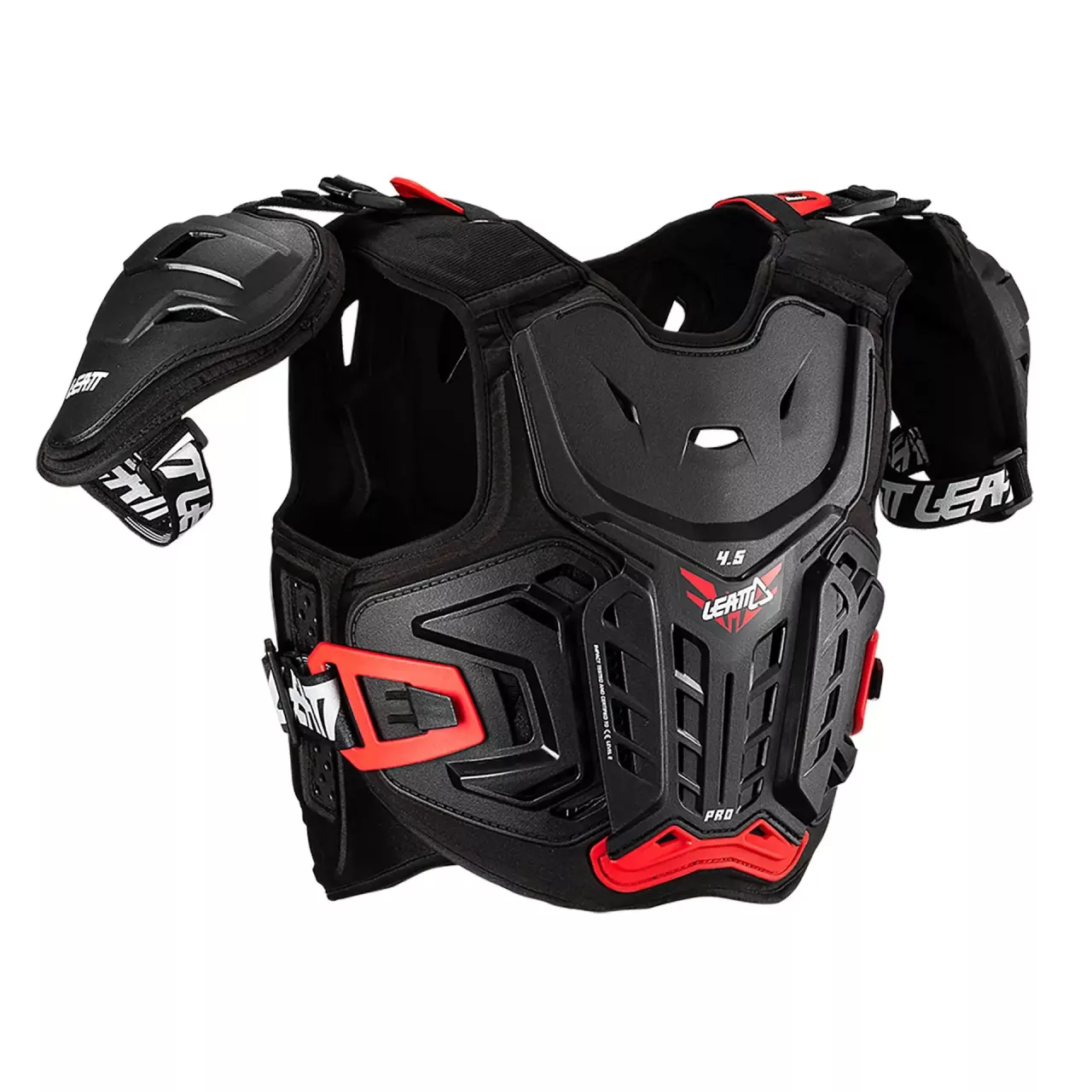 Leatt chránič tela Chest protector 4.5 Pro Junior, čierna/červena