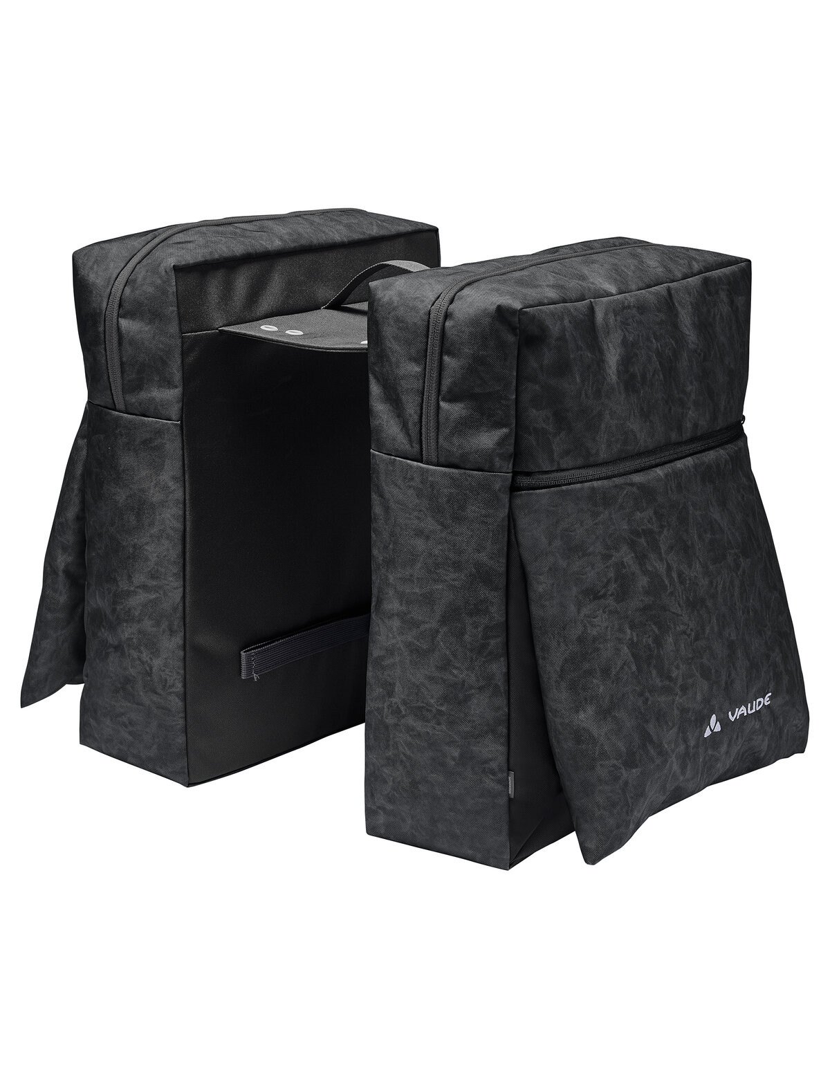 Vaude dvojitá taška na nosič TwinZipper, black