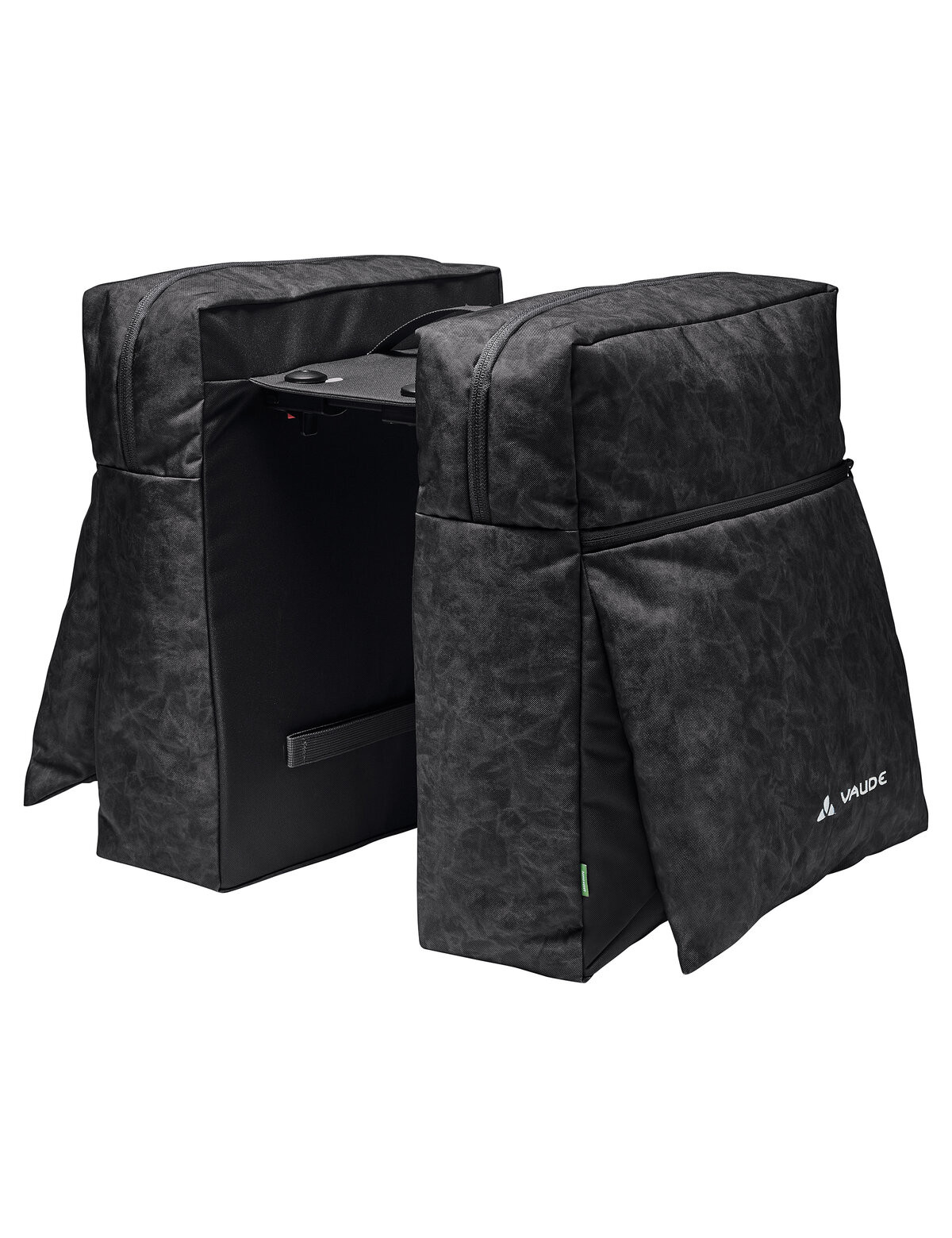 Vaude dvojitá taška na nosič TwinZipper (UniKlip 2), black