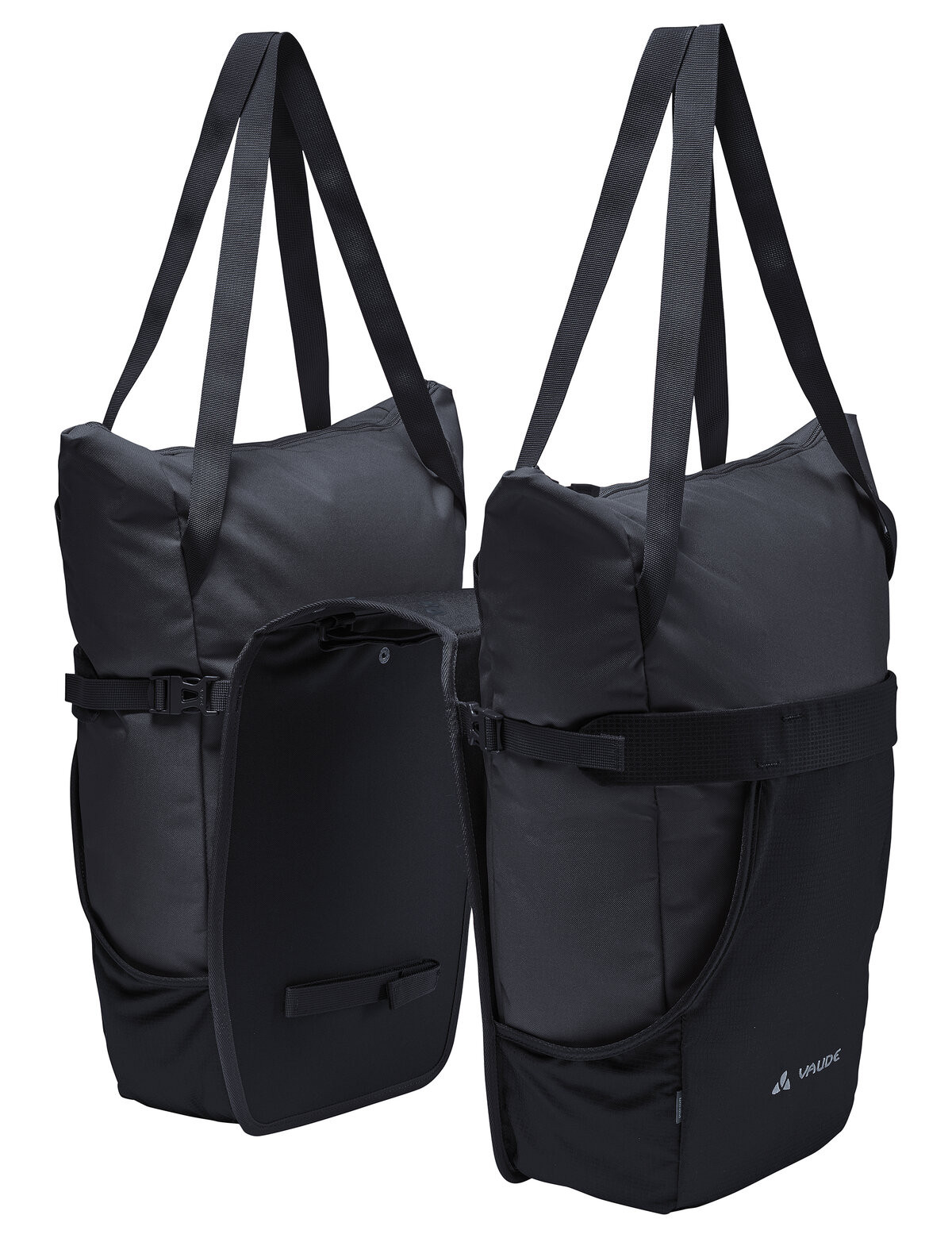 Vaude  dvojitá taška na nosič TwinShopper, black