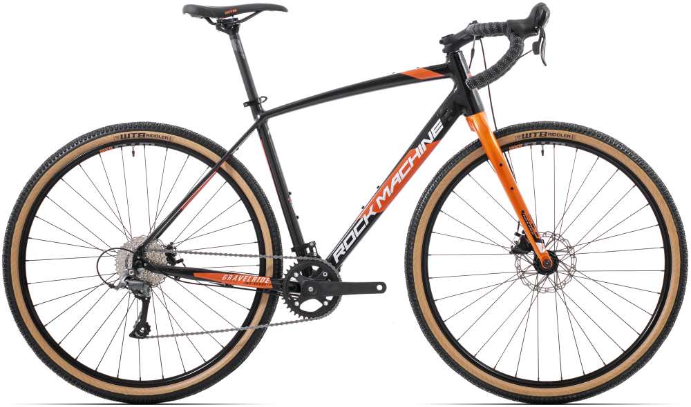 Rock Machine Gravelride 200/Gloss Black/Silver/Orange/700Cx54cm (M)