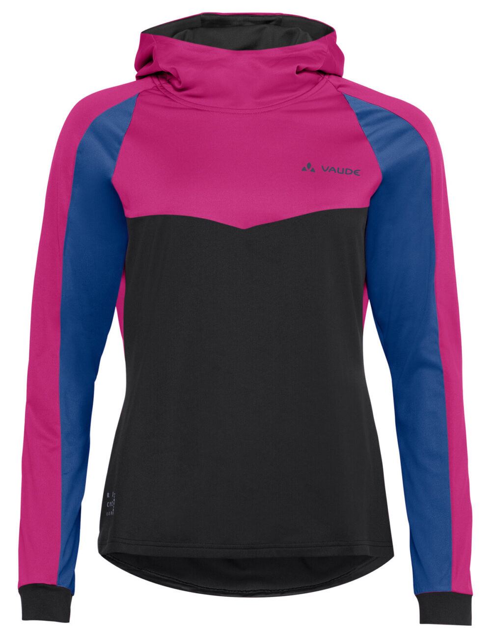 Vaude cyklistický dres Qimsa LS Shirt II, dámsky, rich pink