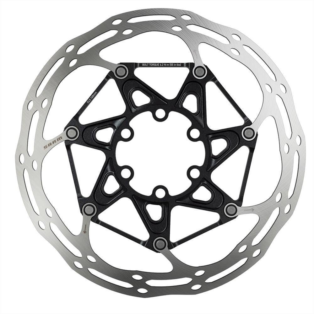 SRAM ROTOR CNTRLN 2P 140MM BLACK TI ROUNDED