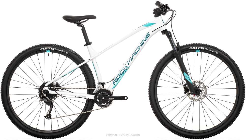 Rock Machine Catherine 20-29 /Gloss White/Petrol/Neon Cyan/29x19.0" (L)
