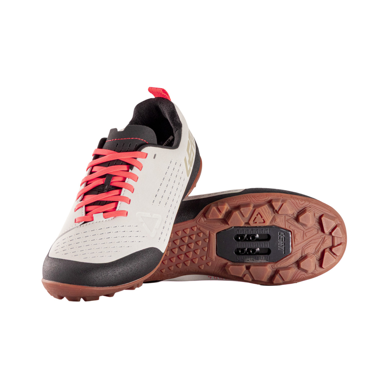 LEATT cyklistická obuv Clip 2.0 Endurance, Cream white