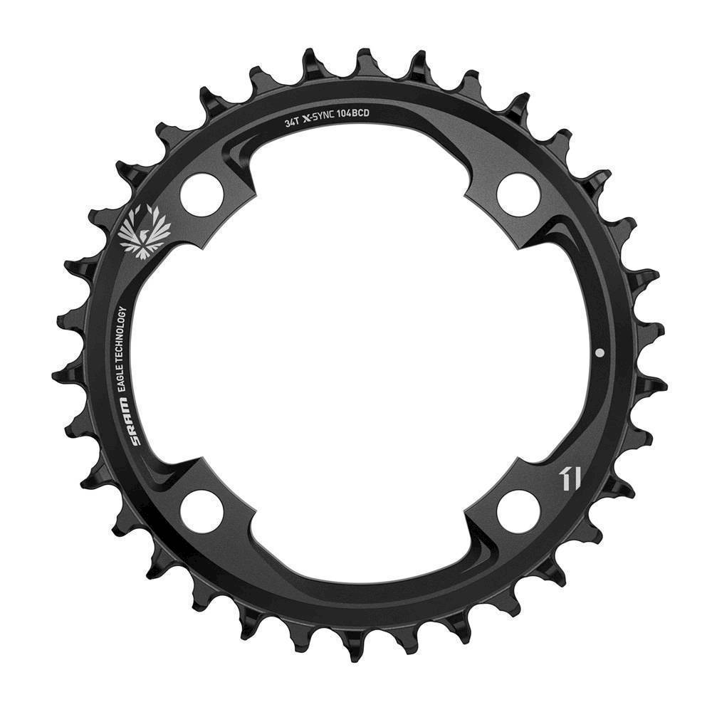 Full-475 SRAM CRING X-SYNC EAGLE 34T 104 BLK