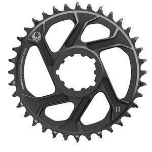 Full-775 SRAM CR X-SYNC EAGLE 36T DM 6 OFFSET BLK