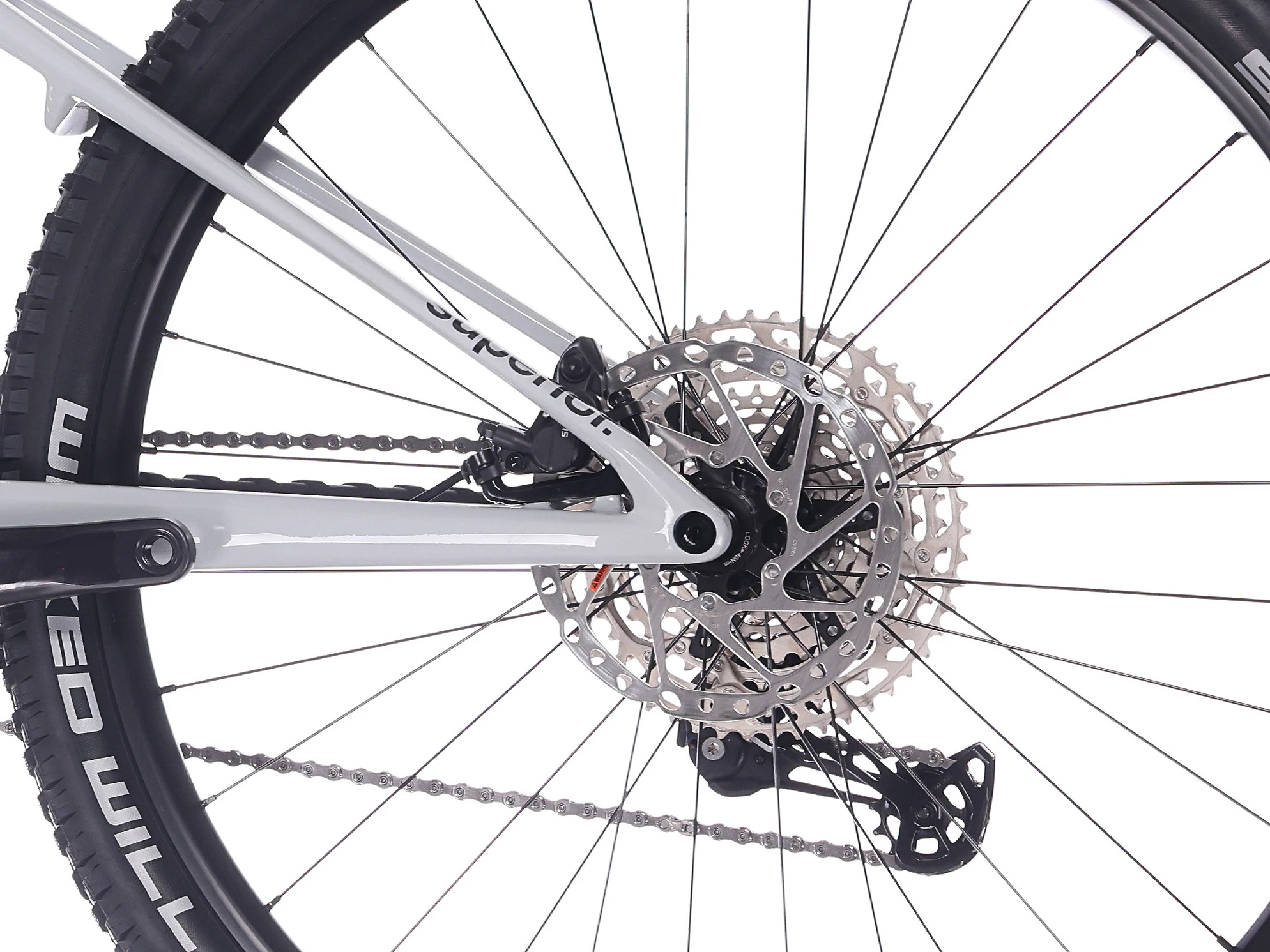 SUPERIOR XF 9.6 DC / Gloss Grey / Light Grey / 19.0"(L)