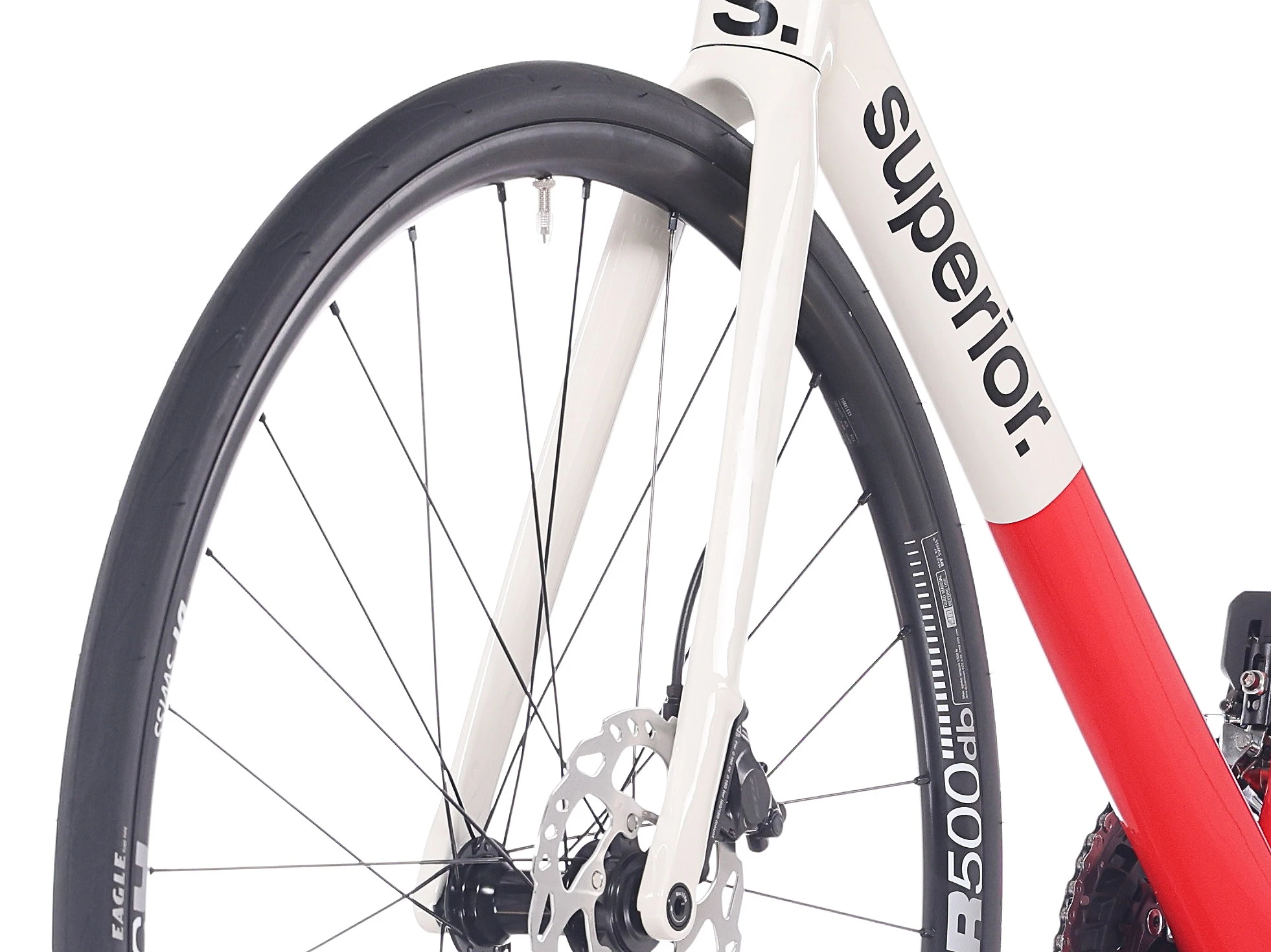 SUPERIOR RR 9.5 / Gloss Red / White / 560mm (L)