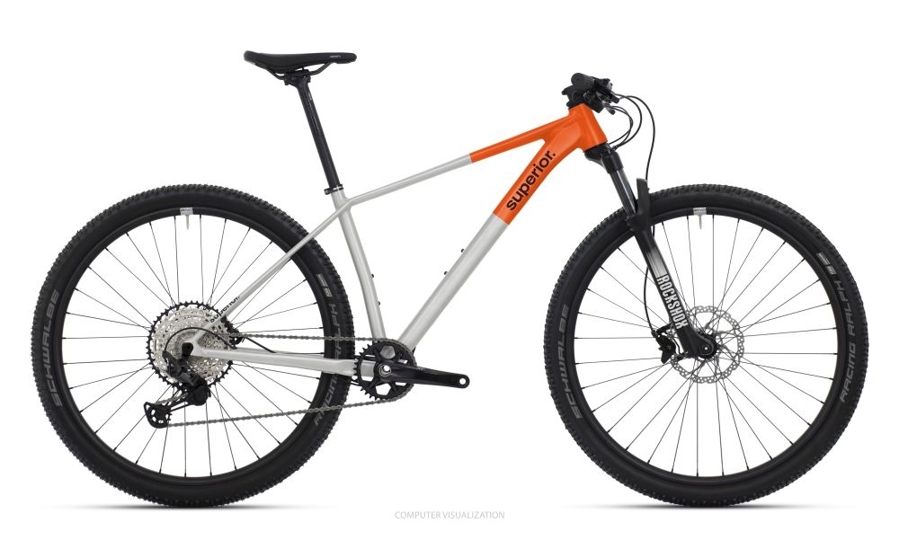 Superior XP 6.2 / Gloss Brushed Alu / Red / 15.5" (S)