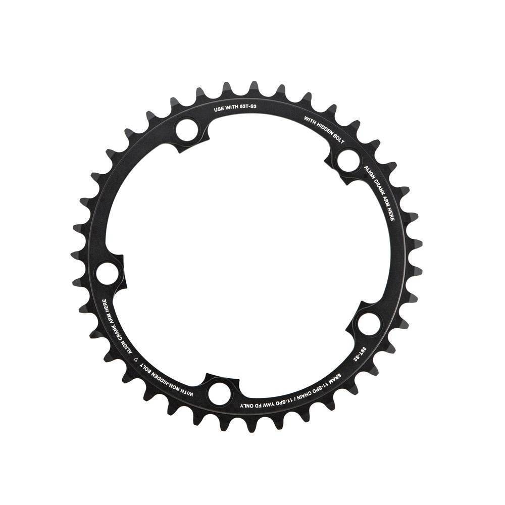 SRAM CRING ROAD 39T 11S S2 130 AL3 BTBLK