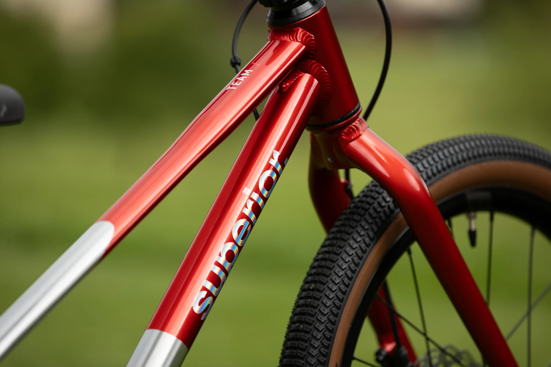 Bicykel Superior TEAM 20 / Gloss Brushed Alu / Red / 9.0"
