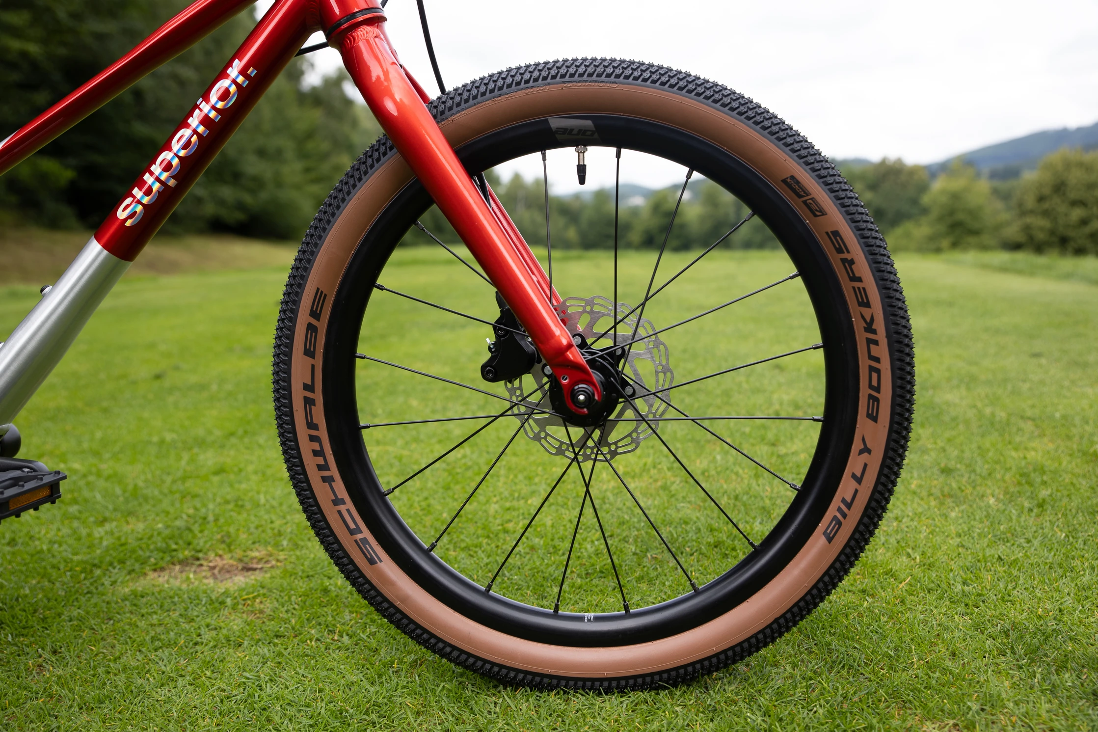 Bicykel Superior TEAM 20 / Gloss Brushed Alu / Red / 9.0"