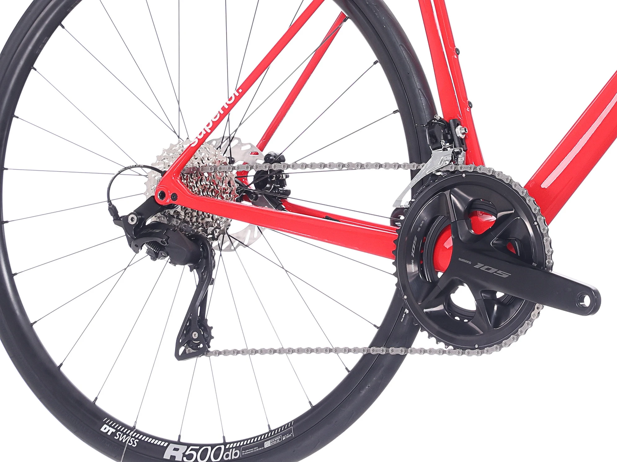 SUPERIOR RR 9.4 / Gloss Red / White / 560mm (L)