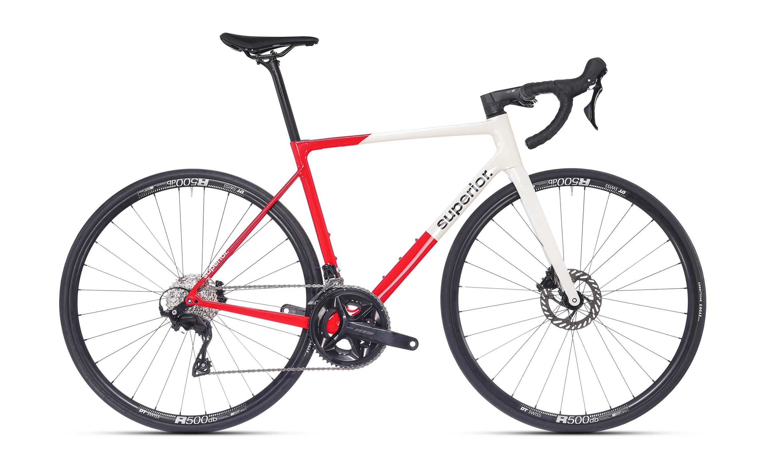 SUPERIOR RR 9.4 / Gloss Red / White / 560mm (L)