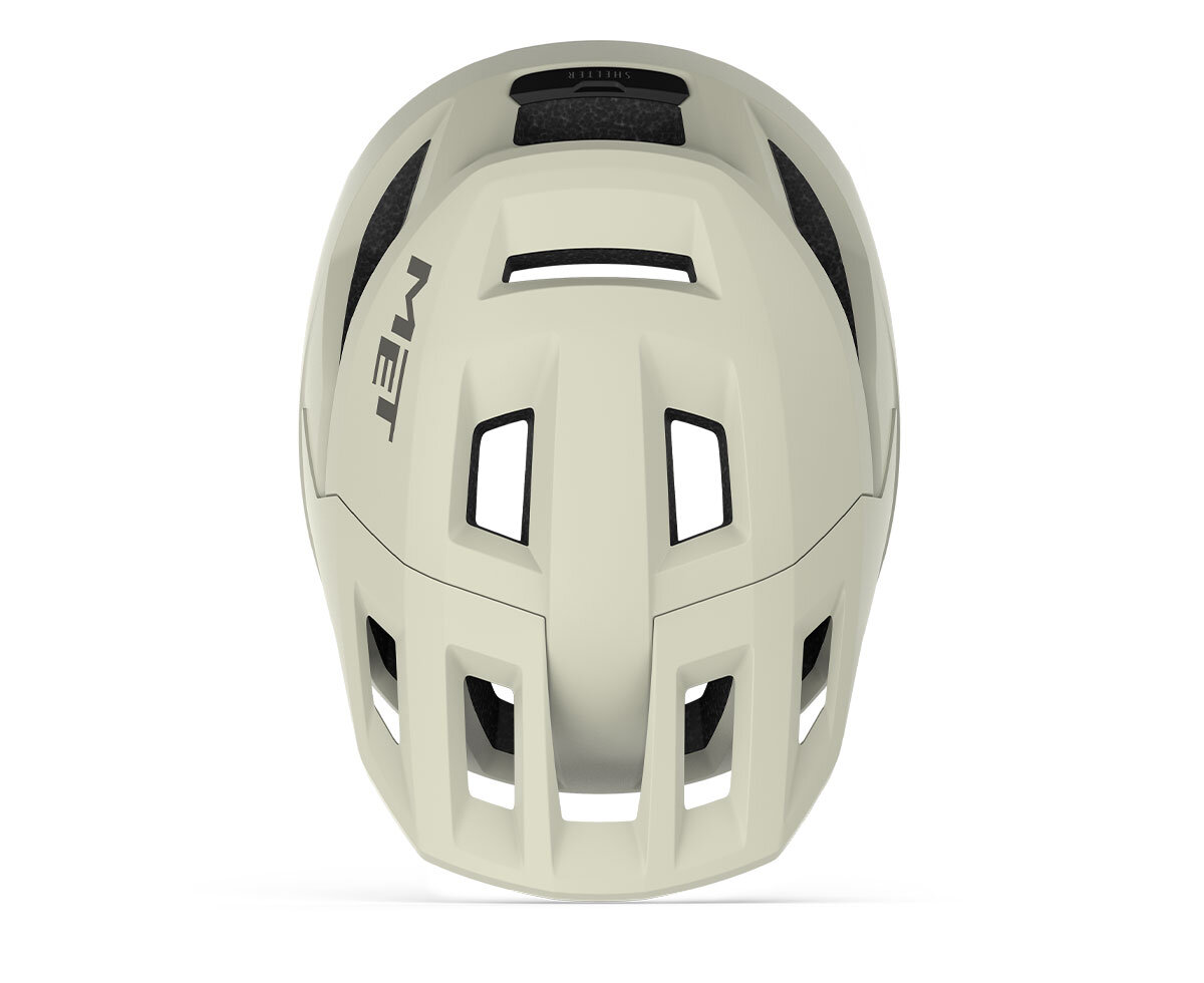 69904_0 MET Cyklistická prilba - SHELTER MIPS - biela (56-58 cm)