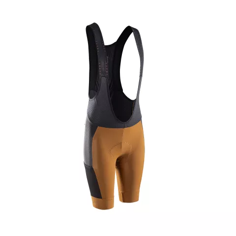 LEATT cyklistické krátke nohavice Bib MTB Endurance 5.0, dámske, Peanut