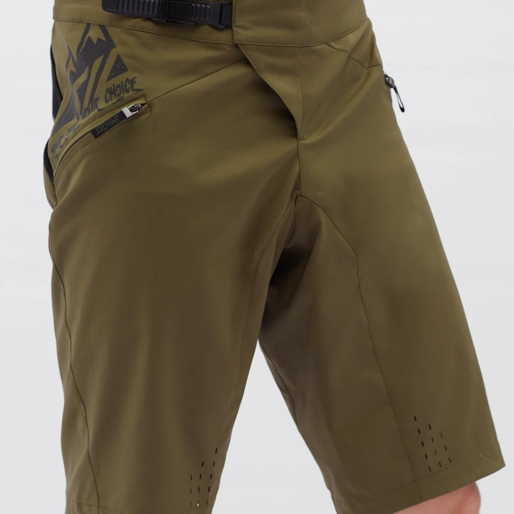 Kraťasy Silvini Fabriano olive (XL)