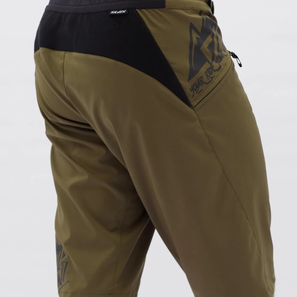 Kraťasy Silvini Fabriano olive (XL)