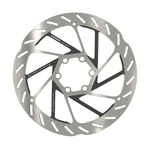 SRAM AM DB ROTOR/BOLTS HS2 160 ROUNDED