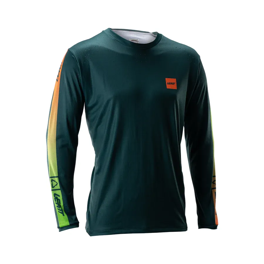 Leatt_40_Gravity_LongJersey_SpruceGreen_Front_5026055830_0_6912f19e471c5 LEATT dres dlhý rukáv MTB Gravity 4.0, Spruce Green